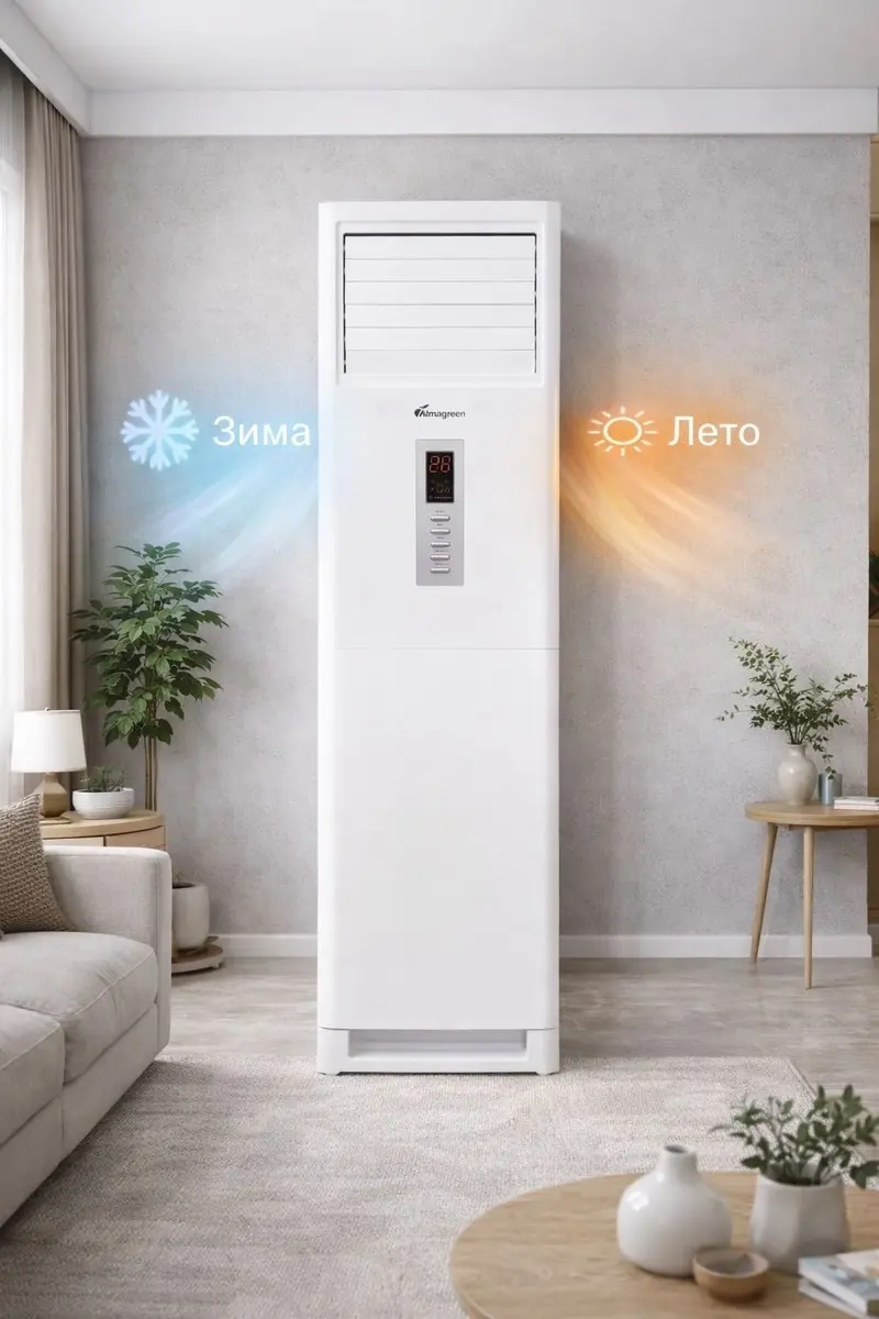 Almagreen AL24000BTU-ST белый + монтажный комплект