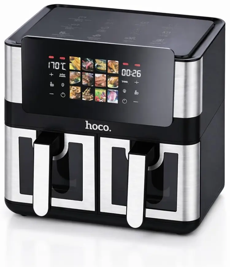 Двойной аэрогриль Hoco HJD85A 6 л черный