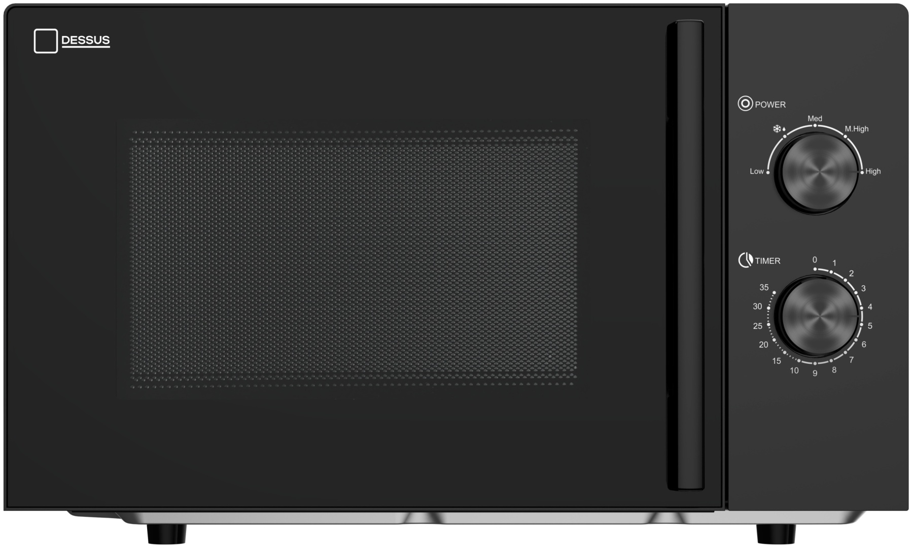 Микроволновая печь Dessus DM-2301B черный